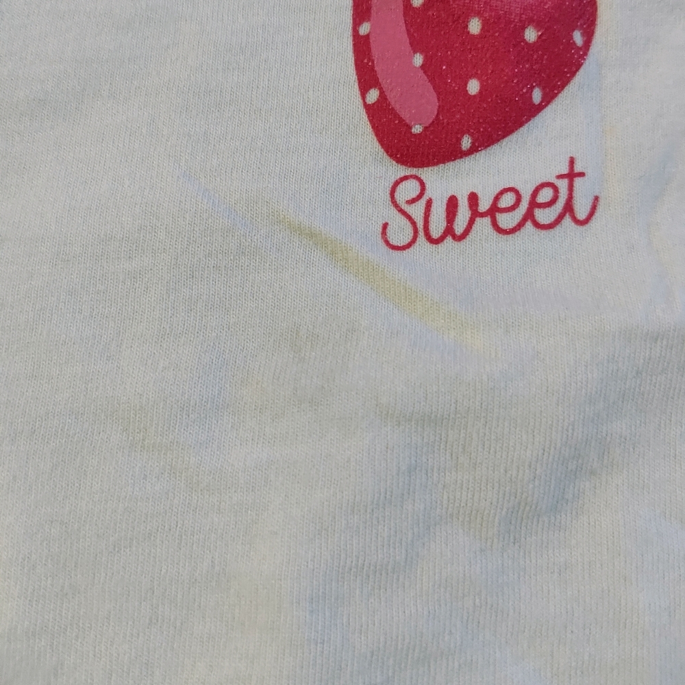 Place White Tee with Pink Gingham Trim - Picture 10 of 10